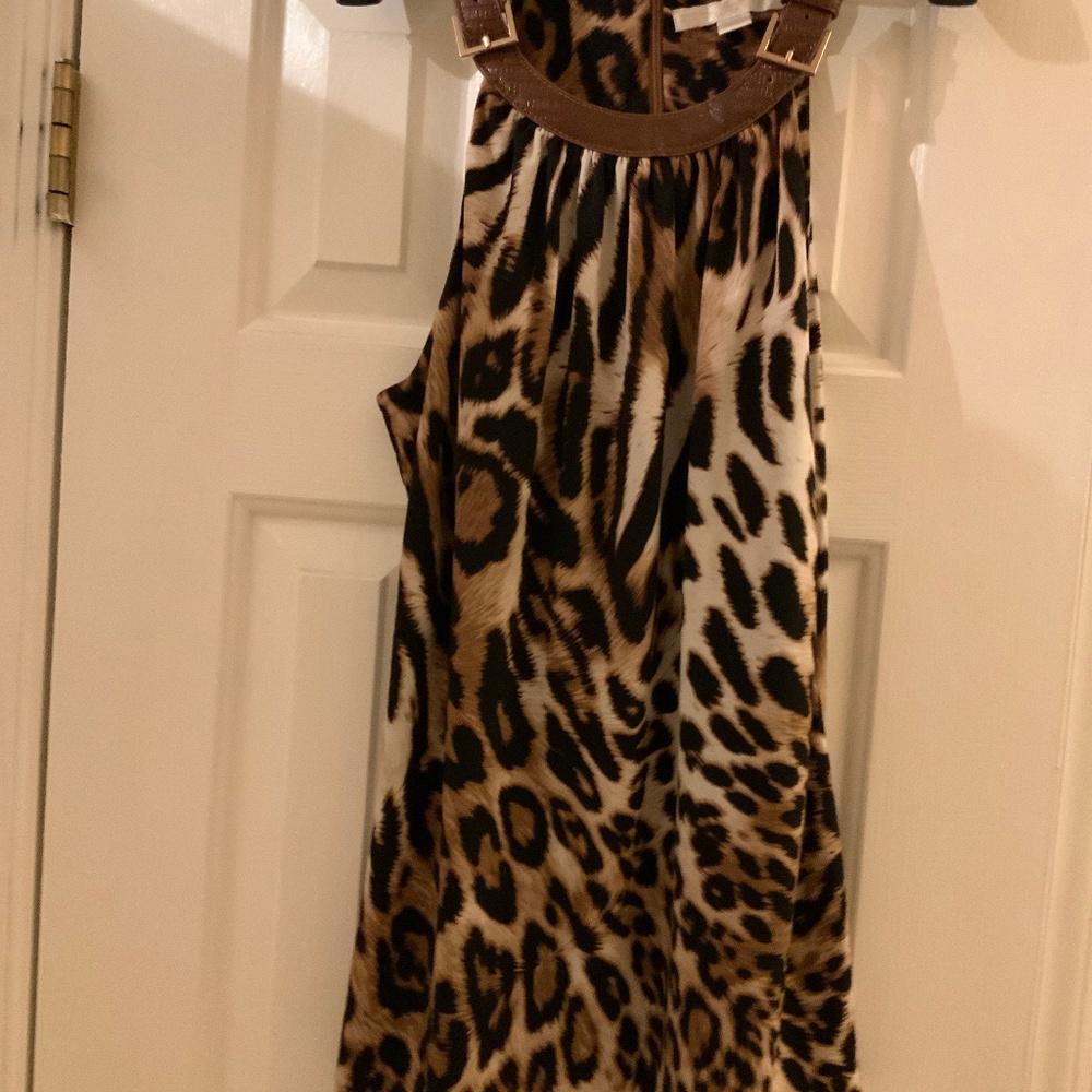 Boston Proper, animal print size small sleeveless top